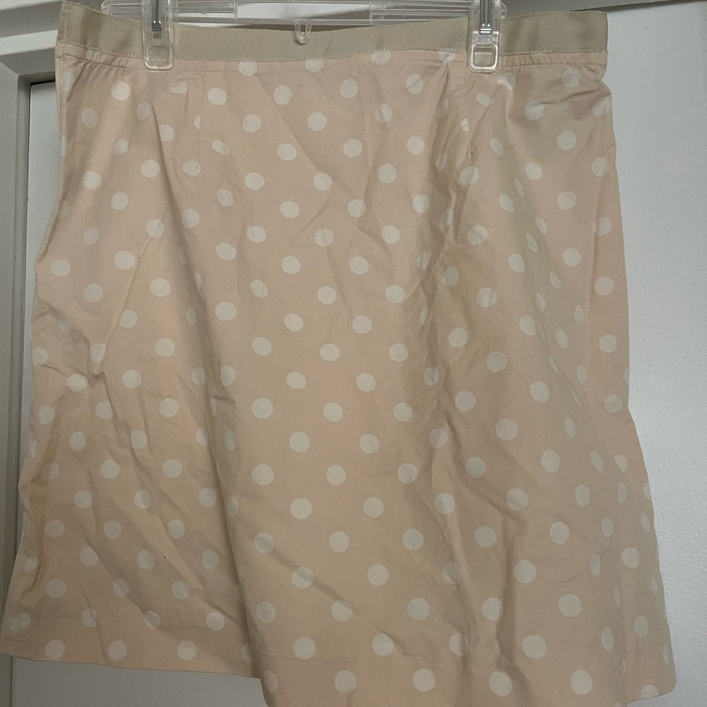 J.Crew | a line polka dot skirt | size 8